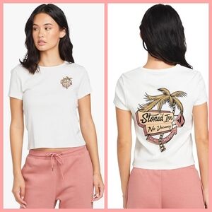 Women's White Graphic Tee
